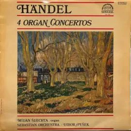Виниловая пластинка Milan Šlechta – 4 Organ Concertos Б/У