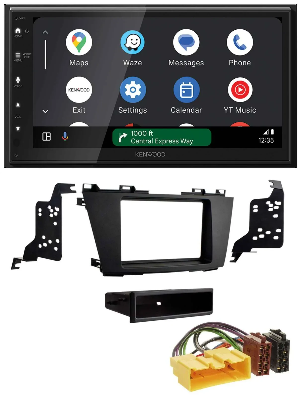 Автомагнитола для Mazda 5 (CR, с 2010) Kenwood 2-DIN, DAB, Bluetooth, USB, MP3