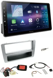 Автомагнитола для Honda Civic 2001–2003 Pioneer Bluetooth, USB, DAB, серебристая