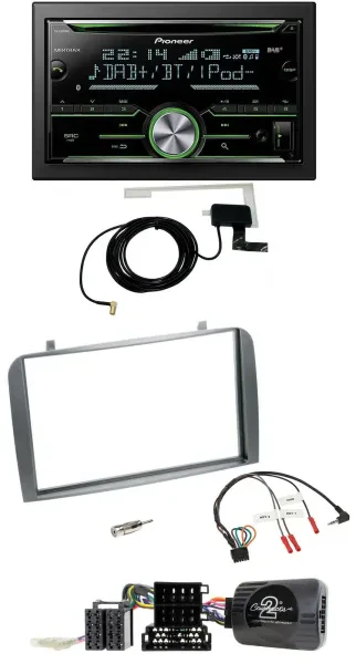 Pioneer CD USB Lenkrad Bluetooth 2DIN DAB Autoradio für Alfa Romeo GT 147 07-10