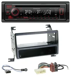 Kenwood MP3 CD USB Bluetooth DAB Autoradio für Nissan Juke (J15, 2010-2014)