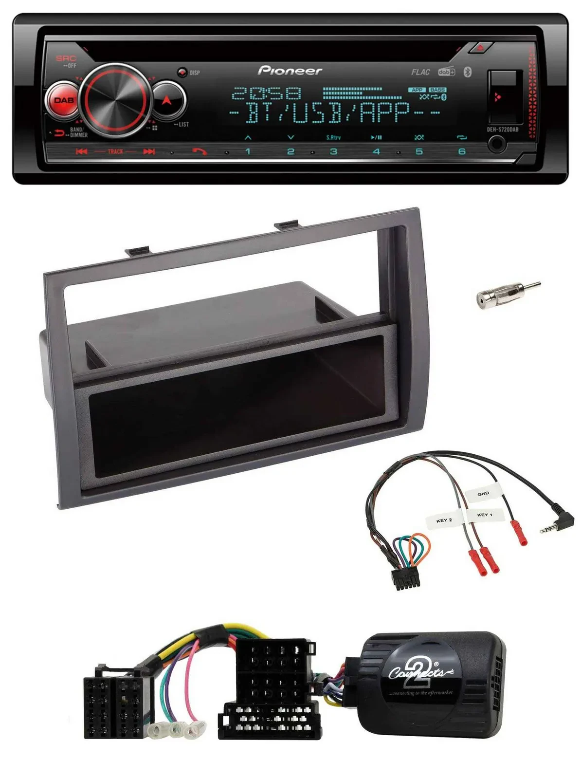 Автомагнитола Pioneer DAB CD Bluetooth USB для Citroen Jumper/Peugeot Boxer