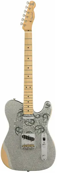 Электрогитара Fender Brad Paisley Esquire Silver Sparkle