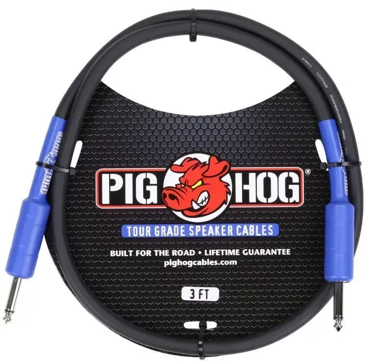 Коммутационный кабель Pig Hog PHSC3 Black 1 м