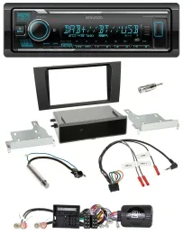 Kenwood Bluetooth Lenkrad DAB USB Autoradio für Audi A4 (2000-2001)