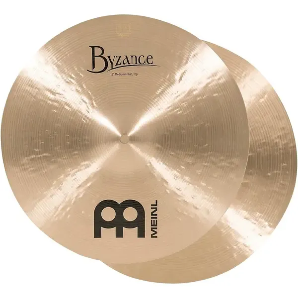 Тарелка барабанная MEINL 15" Byzance Medium Hi-Hat (пара)