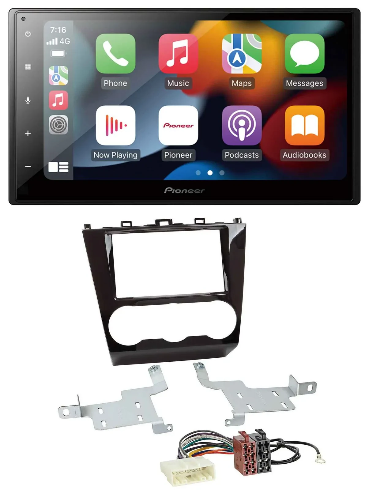 Автомагнитола для Subaru Forester (с 2015) Pioneer 2DIN, DAB, Bluetooth, USB, MP3