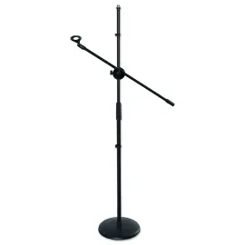 Микрофонная стойка keepdrum MS015 прямая, с микрофонным журавлем