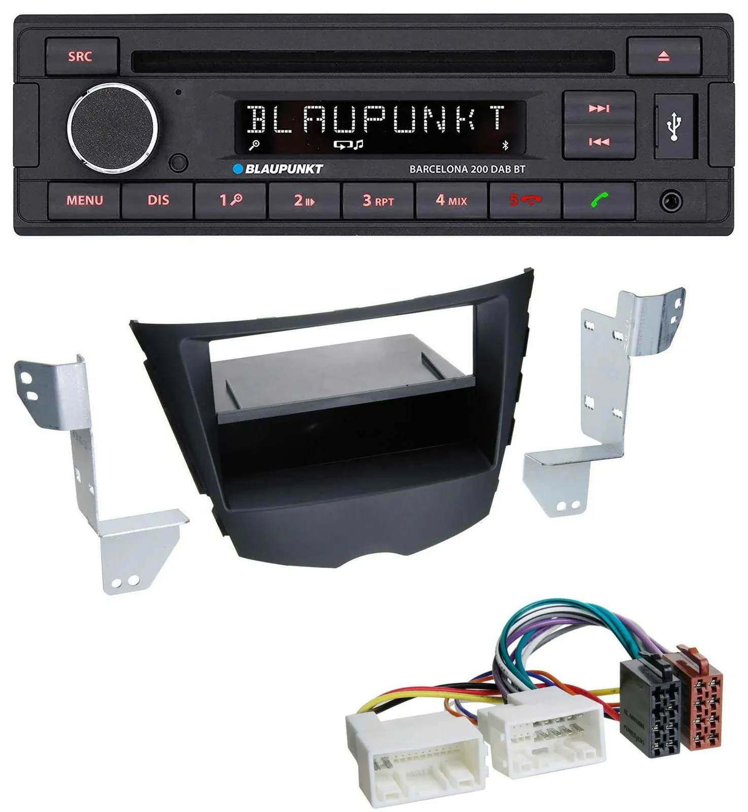 Blaupunkt USB DAB CD Bluetooth MP3 Autoradio für Hyundai Veloster (ab 2011)