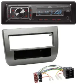 Автомагнитола JBL SD/AUX/MP3/USB/Bluetooth для Lancia Y (843) 2003–2011 темно-серый металлик