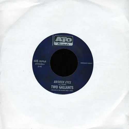 Виниловая пластинка Two Gallants - Broken Eyes B/W Dyin Crapshooters Blues [New 7" Vinyl]