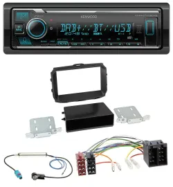 Kenwood Bluetooth MP3 DAB USB Autoradio für Alfa Romeo Giulietta 2013-2021 ISO