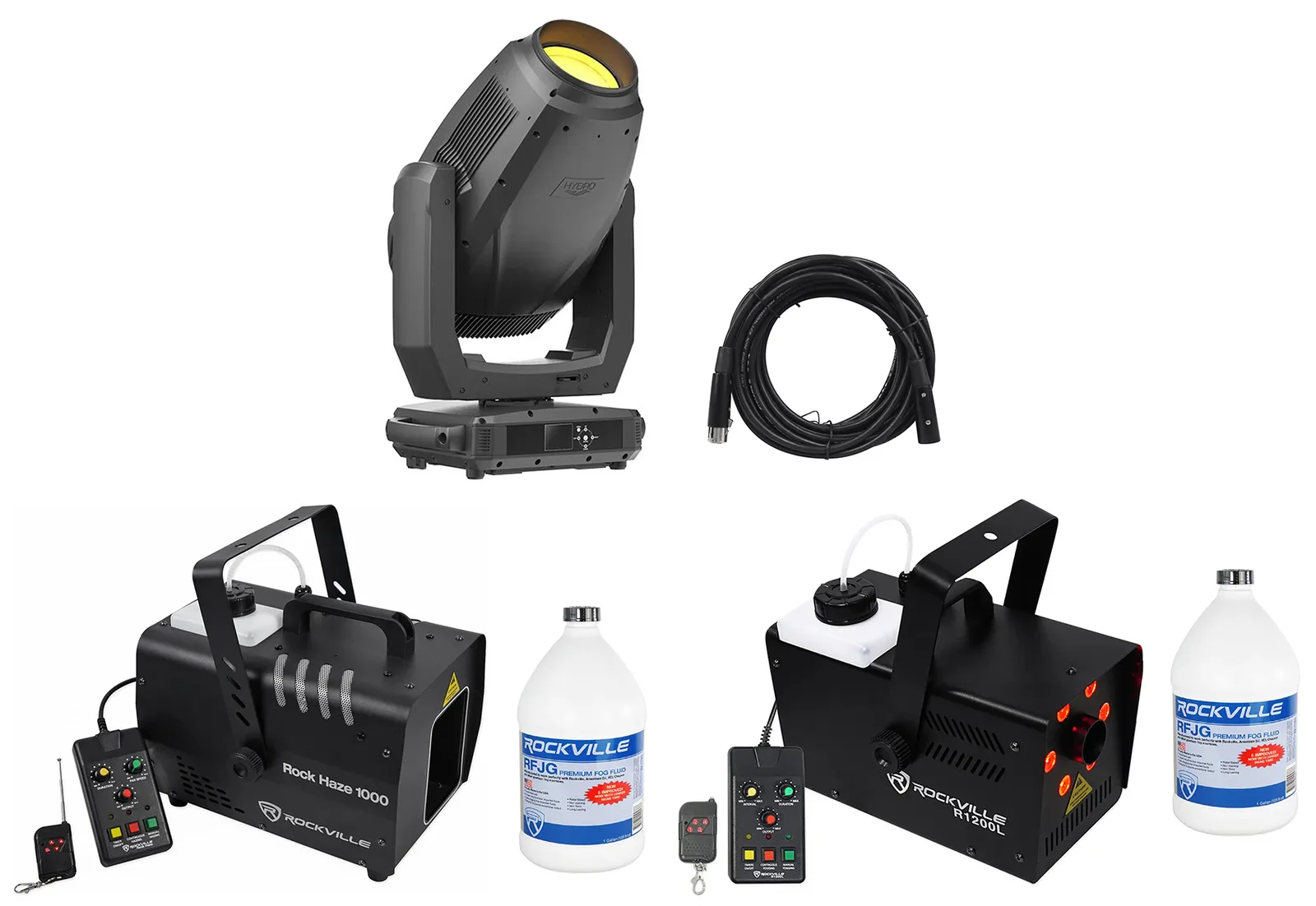 Комплект светового оборудования American DJ Hydro Hybrid+ROCKHAZE 1000 V2 KIT