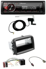 Автомагнитола для Fiat 500L Pioneer 1-DIN MP3, DAB, USB, AUX (ISO, с 2012)