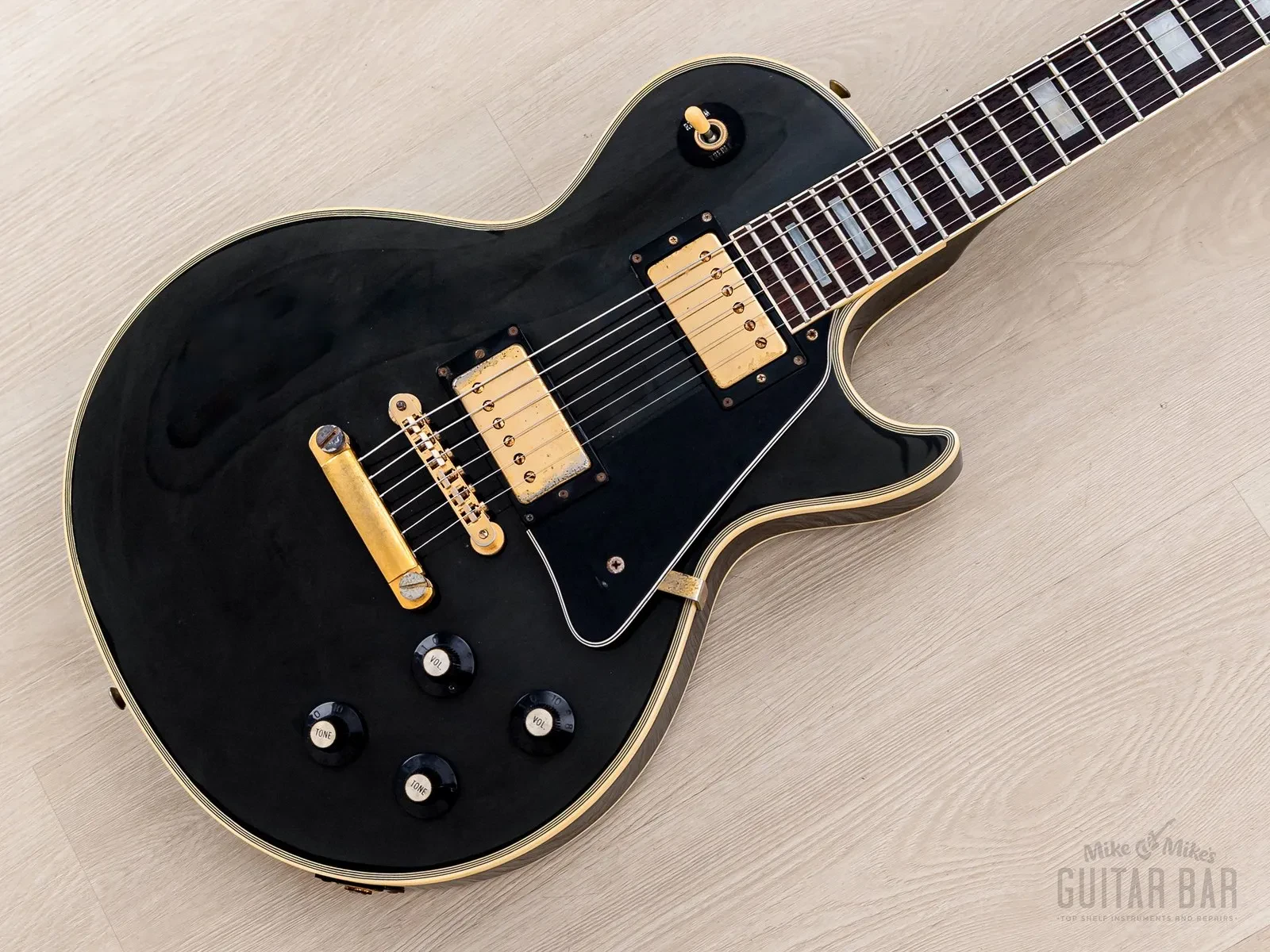 Б/У Электрогитара Greco EGC68-500 Custom Black Beauty 1985 с кейсом