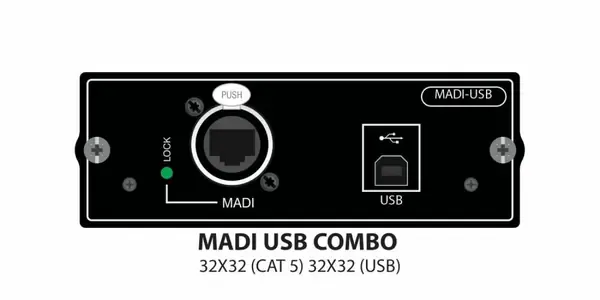 Опциональная карта серии Si Soundcraft 32CH MADI + 32CH USB