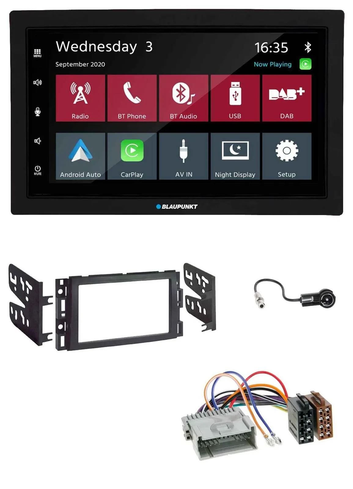 Автомагнитола Blaupunkt 2DIN DAB Bluetooth USB MP3 для Buick Enclave (2008–2012)