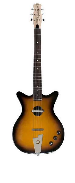 Электрогитара полуакустическая Danelectro Convertible Tobacco Sunburst