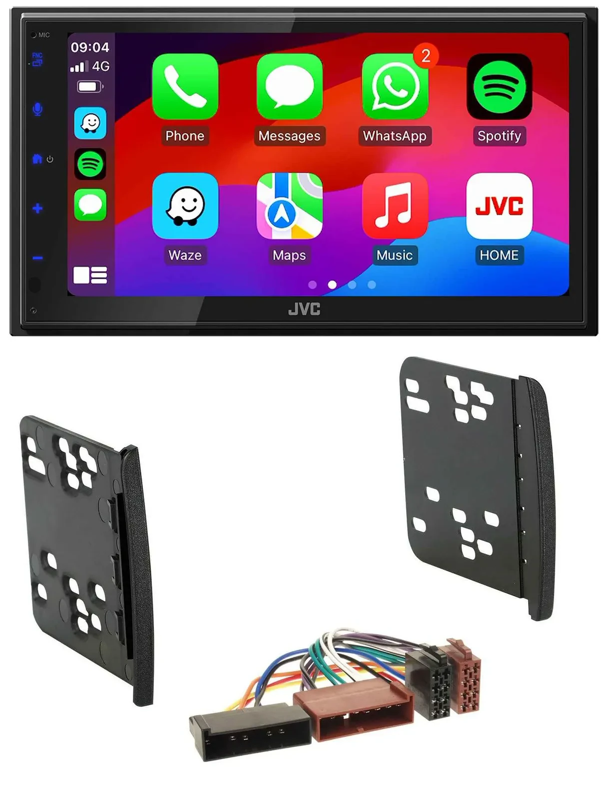 JVC Bluetooth USB MP3 2DIN DAB Autoradio für Ford Cougar Fiesta Focus Galaxy Mon