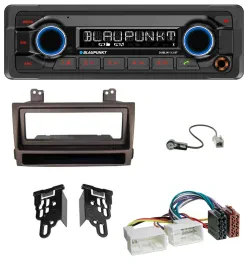 Blaupunkt MP3 Bluetooth USB AUX Autoradio für Hyundai Sonata ab 09 dunkelbraun m