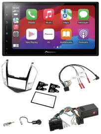 Pioneer DAB USB Lenkrad Bluetooth 2DIN Autoradio für Chevrolet Cruze 2011-2016 s