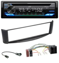JVC Bluetooth MP3 USB DAB CD Autoradio für Smart ForTwo (1998-2007)
