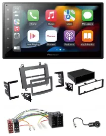 Pioneer DAB Bluetooth 2DIN USB MP3 Autoradio für Cadillac CTS 2003-2007 SRX 2004