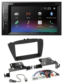Pioneer Bluetooth MP3 USB 2DIN DAB DVD Autoradio für Hyundai ix35 ab 13 AUX USB