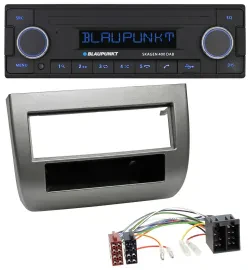Blaupunkt DAB USB Bluetooth MP3 Autoradio für Lancia Y 843 03-11 dunkelsilbermet