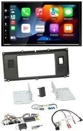 Kenwood DAB USB Bluetooth 2DIN Lenkrad Autoradio für Land Rover Evoque 11-13 Bli