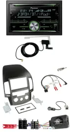 Pioneer CD USB Lenkrad Bluetooth 2DIN DAB Autoradio für Hyundai i30 ab 2009