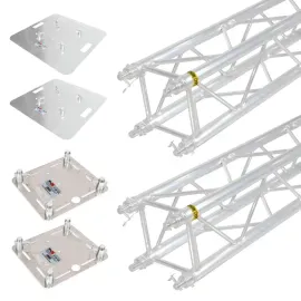 ProX KT-F34SQ656 6.56FT Display Truss 2-Pack with Base & Top Plates