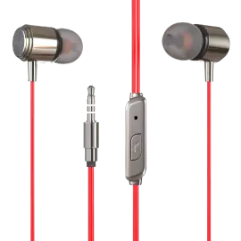 More choice G51 PURE Наушники вакуумные AUX разъём с МК без рег.громкости длина 1.2м (Red)