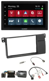 Blaupunkt Lenkrad Bluetooth DAB 2DIN USB Autoradio für BMW 3er E46 00-06 Quadloc