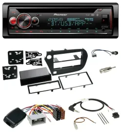 Pioneer Lenkrad DAB CD Bluetooth USB Autoradio für Honda Insight ZE2 2009-2013