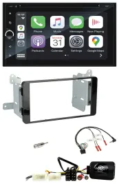 Blaupunkt 2DIN Bluetooth DAB USB DVD Lenkrad Autoradio für Mitsubishi L200 ab 10