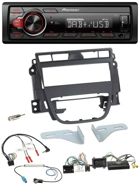Pioneer MP3 1DIN DAB USB Lenkrad Autoradio für Opel Meriva B ab 2010