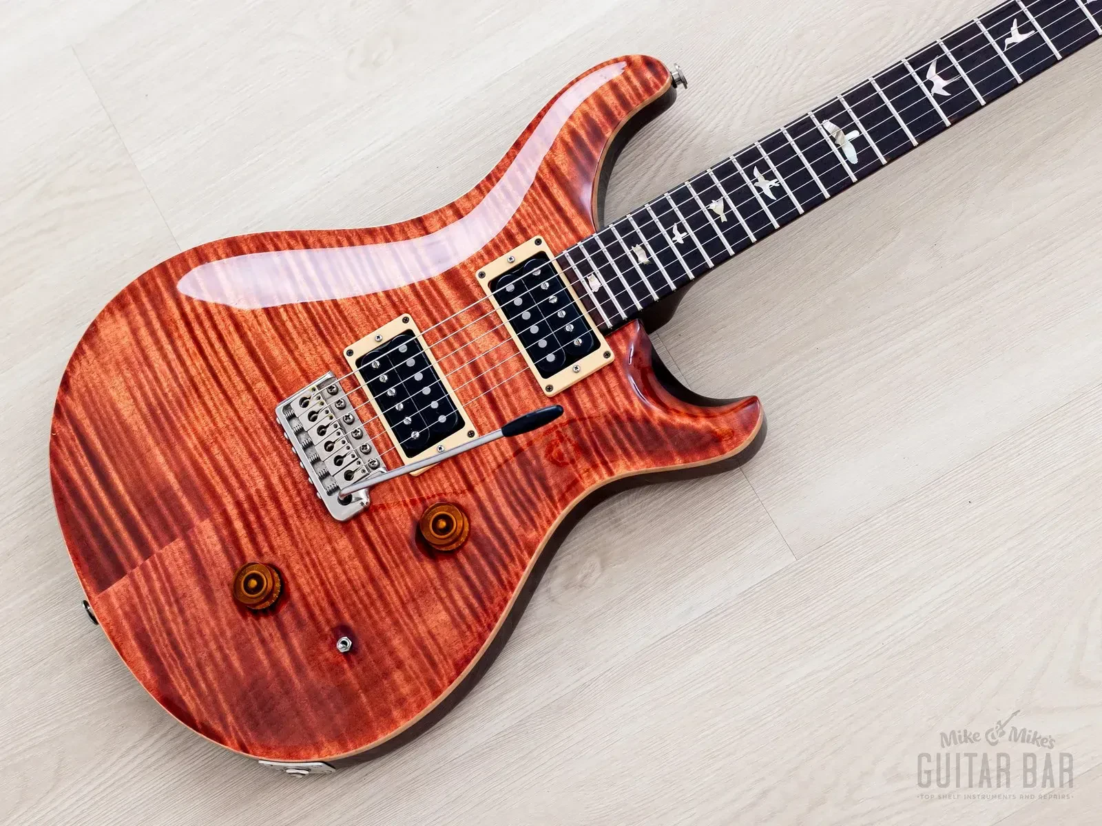 1990 Paul Reed Smith Custom 24 10 Top Tortoise Shell 100% Original w/ Case