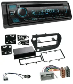 Kenwood Bluetooth USB CD MP3 DAB Autoradio für Honda Insight (ZE2, 2009-2013)