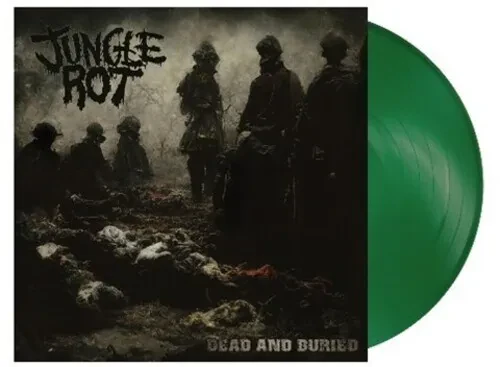 Виниловая пластинка Jungle Rot - Dead & Buried - Green Vinyl [New Vinyl LP] Clear Vinyl, UK - Import