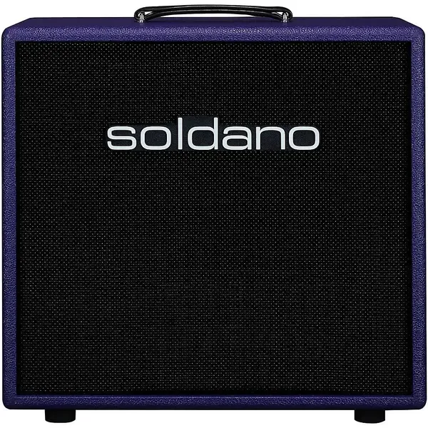 Кабинет для электрогитары Soldano 1x12" Closed Back Cab G12h-150 Redback 16 Ohms Black Grille Purple