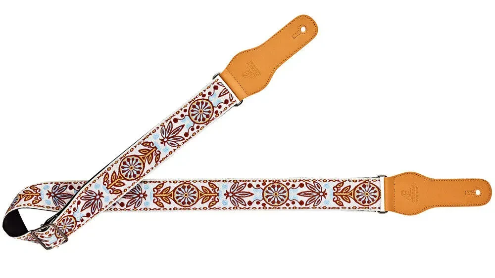 Ремень для гитары Ortega OCS-540 Creative Classic White