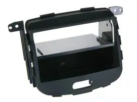 Radioblende DIN Autoradio für Hyundai i10 2008-2013 Rubber Touch