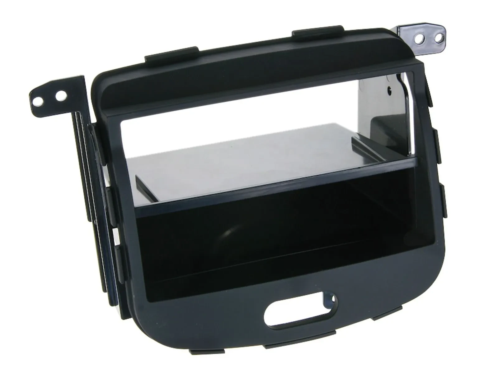 Radioblende DIN Autoradio für Hyundai i10 2008-2013 Rubber Touch