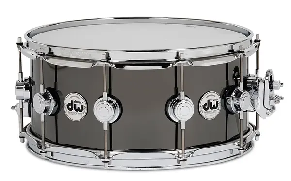 Малый барабан DW Collector's Brass 14x6.5 Black Nickel