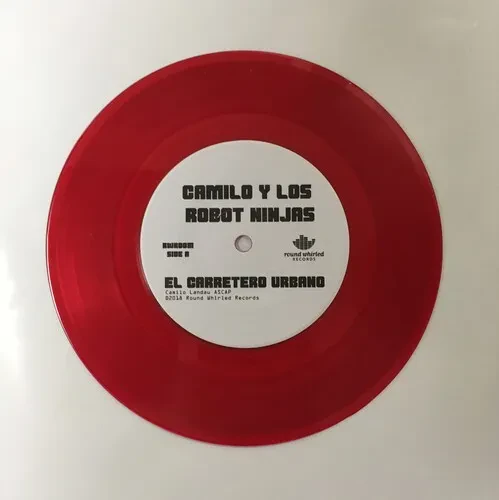 Виниловая пластинка Camilo & Robot Ninja – Carretero Urbano: Western Surfer Spy El Baile 1, 7" (Релиз 2018)