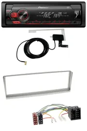 Автомагнитола Pioneer 1-DIN, USB, DAB, MP3, AUX для Alfa Romeo 156 (2001–2003)