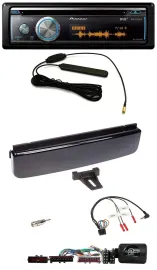 Pioneer CD USB Bluetooth DAB Lenkrad Autoradio für Ford Mondeo Focus piano-schwa