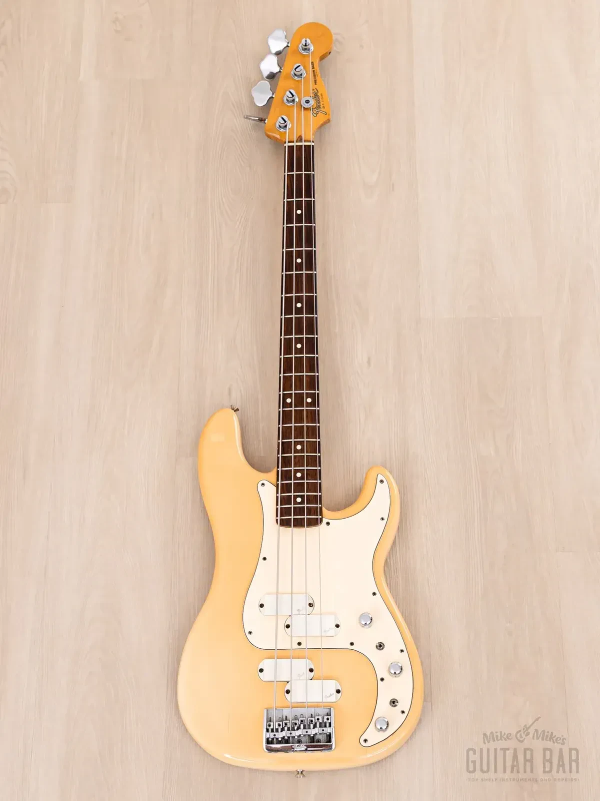 Бас-гитара Fender Precision Bass Elite II PP Olympic White w/case USA 1985
