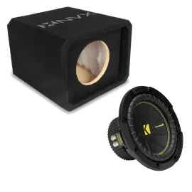 Сабвуфер пассивный NVX NE81P (8", щелевой фазоинвертор, MDF 3/4", 1 динамик) с сабвуфером CompC